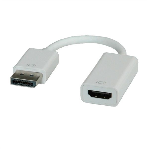Roline DisplayPort - HDMI adapter White Roline DisplayPort - HDMI adapter White
