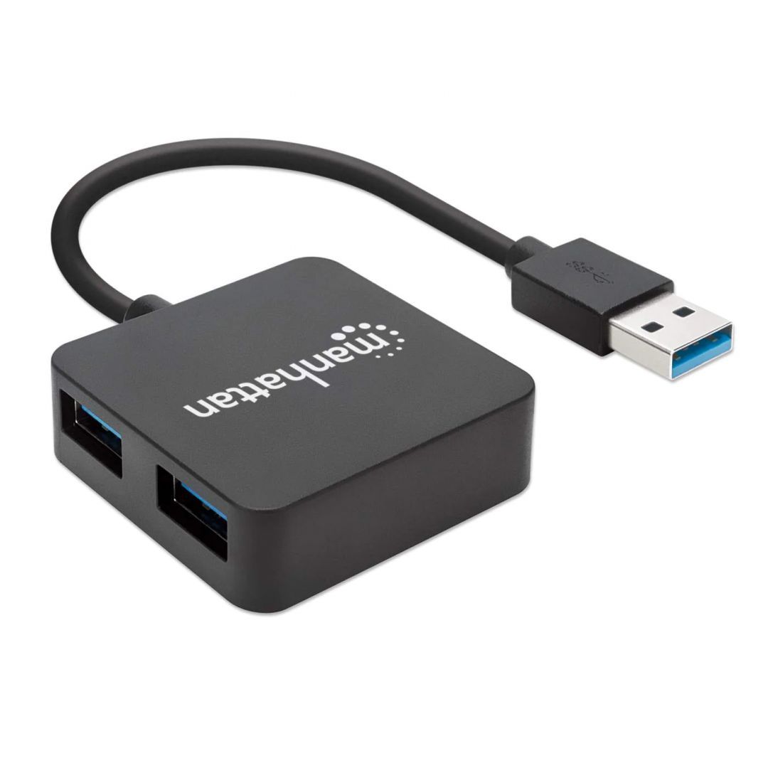 Manhattan SuperSpeed USB 3.0 Hub Black Manhattan SuperSpeed USB 3.0 Hub Black