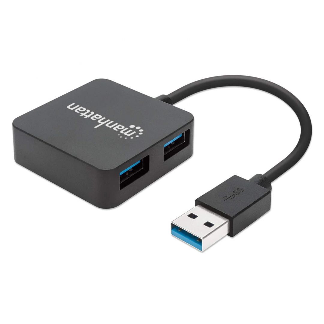 Manhattan SuperSpeed USB 3.0 Hub Black Manhattan SuperSpeed USB 3.0 Hub Black