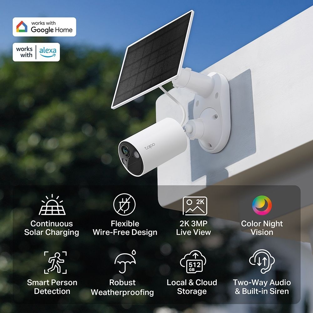 TP-Link Tapo C410 KIT Smart Wire-Free Security Camera and Solar Panel TP-Link Tapo C410 KIT Smart Wire-Free Security Camera and Solar Panel