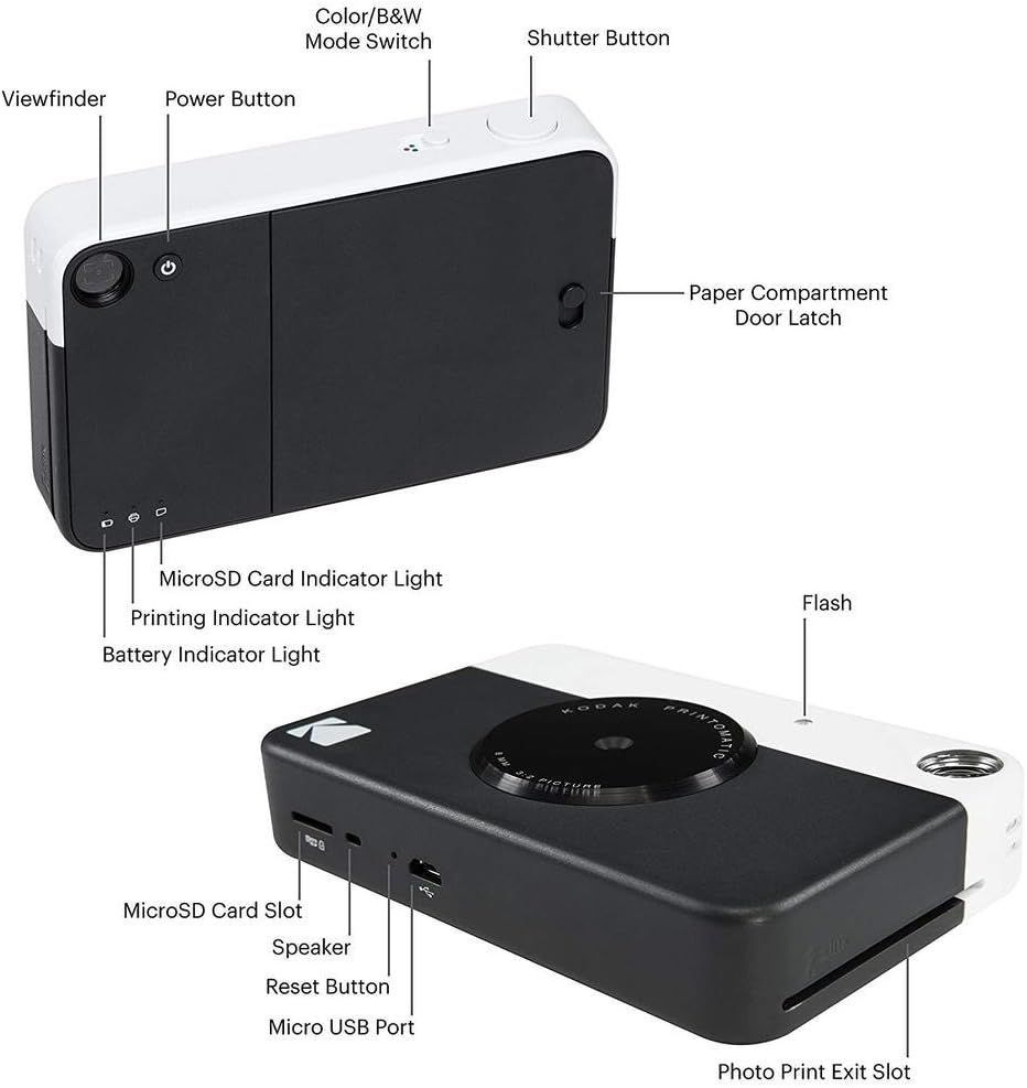 Kodak Printomatic Instant Zink Black Kodak Printomatic Instant Zink Black
