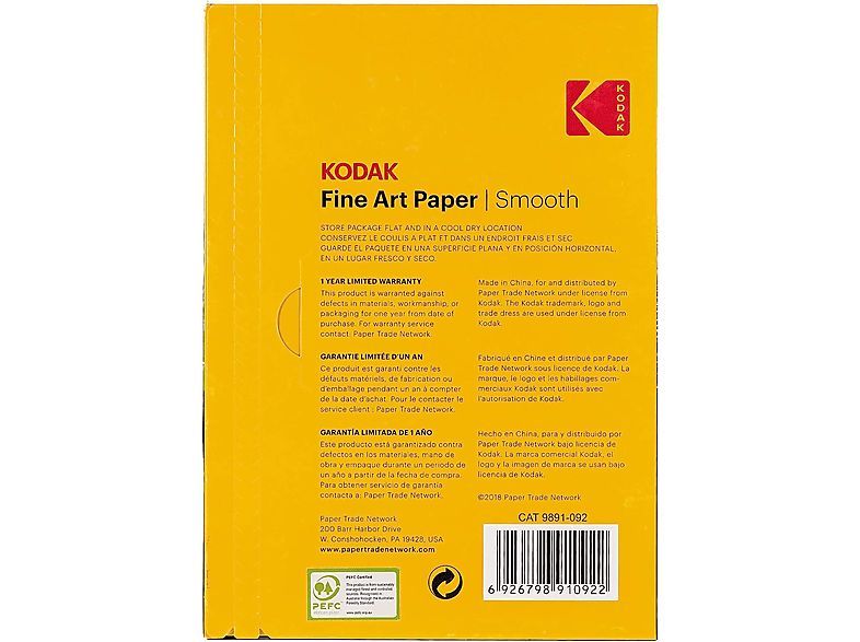 Kodak Fine Art 230g A4 20db Matt Fotópapír Kodak Fine Art 230g A4 20db Matt Fotópapír