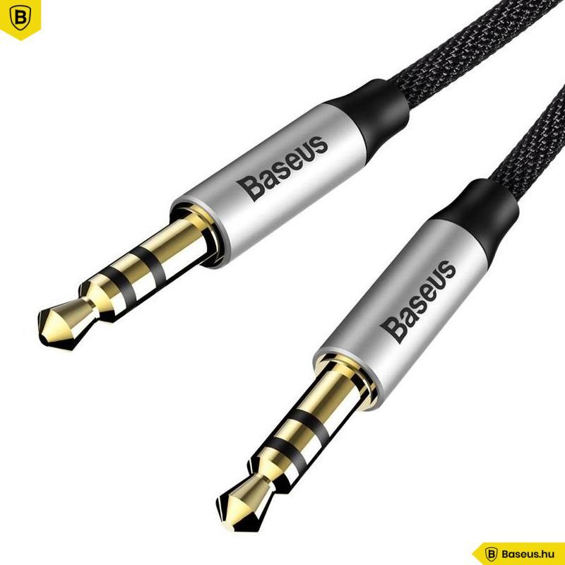 Baseus M30 Yiven Audio Cable 1m Black/Grey Baseus M30 Yiven Audio Cable 1m Black/Grey