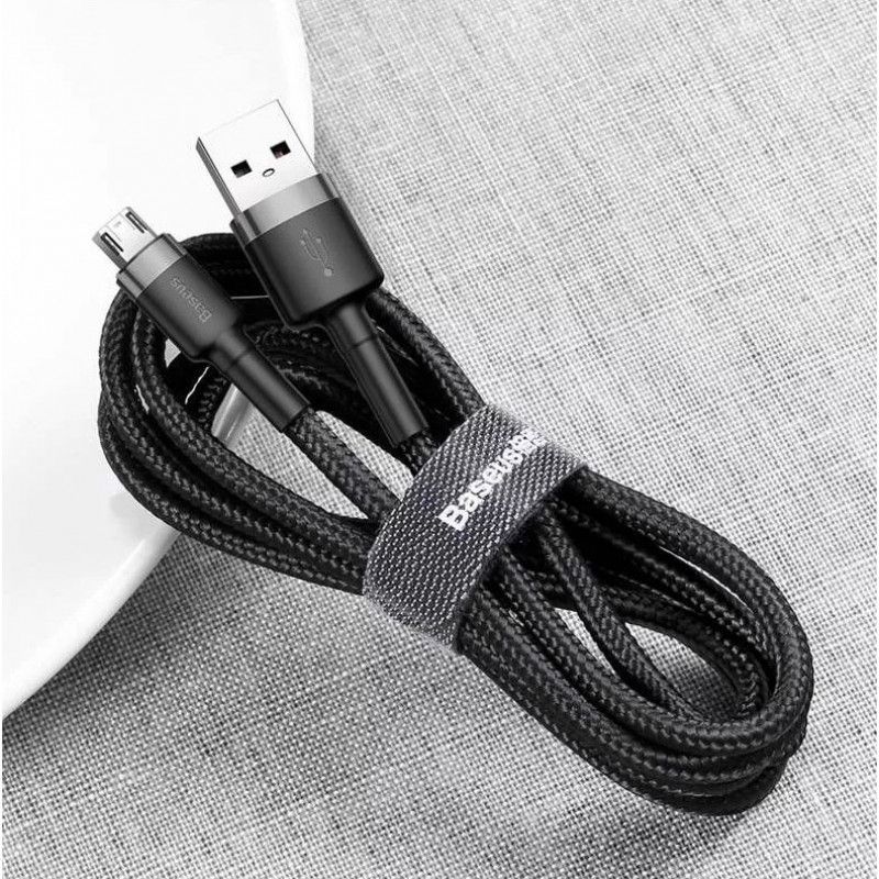 Baseus Cafule Micro USB Cable 3m Grey/Black Baseus Cafule Micro USB Cable 3m Grey/Black