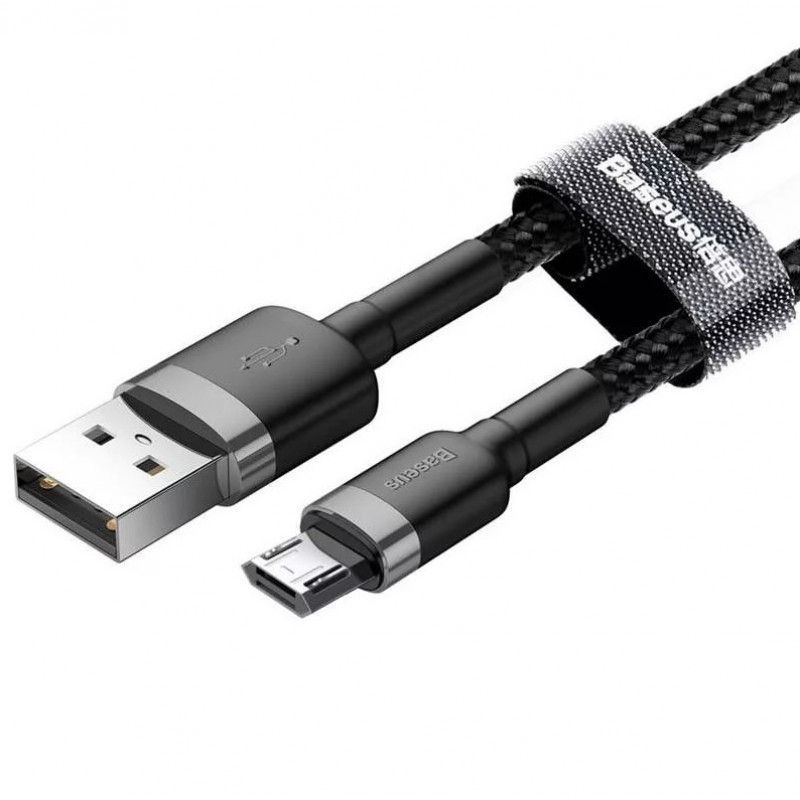 Baseus Cafule Micro USB Cable 3m Grey/Black Baseus Cafule Micro USB Cable 3m Grey/Black