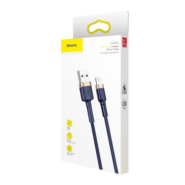 Baseus Cafule lightning Cable 2,4A 1m Blue Baseus Cafule lightning Cable 2,4A 1m Blue