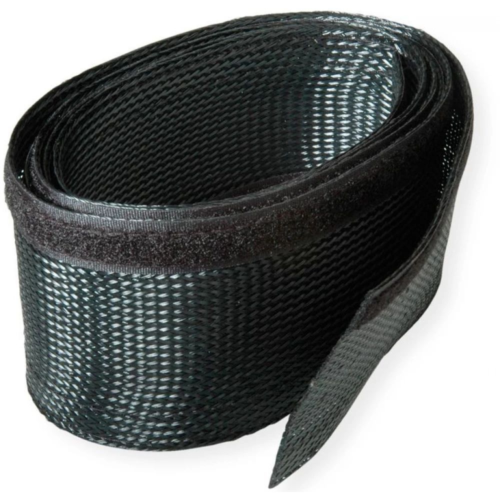 Roline PVC Kábelrendező tépőzáras 2,5m Black Roline PVC Kábelrendező tépőzáras 2,5m Black