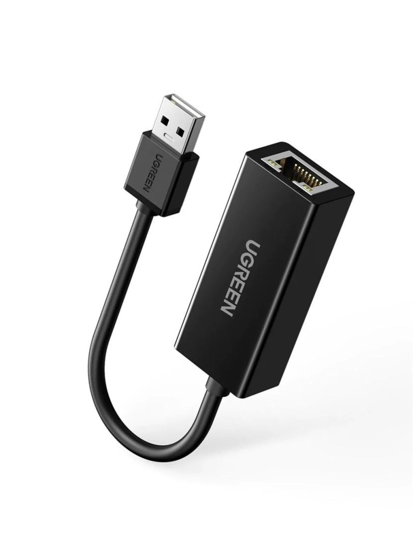 UGREEN CR110 USB-RJ45 Hálózati Adapter Black