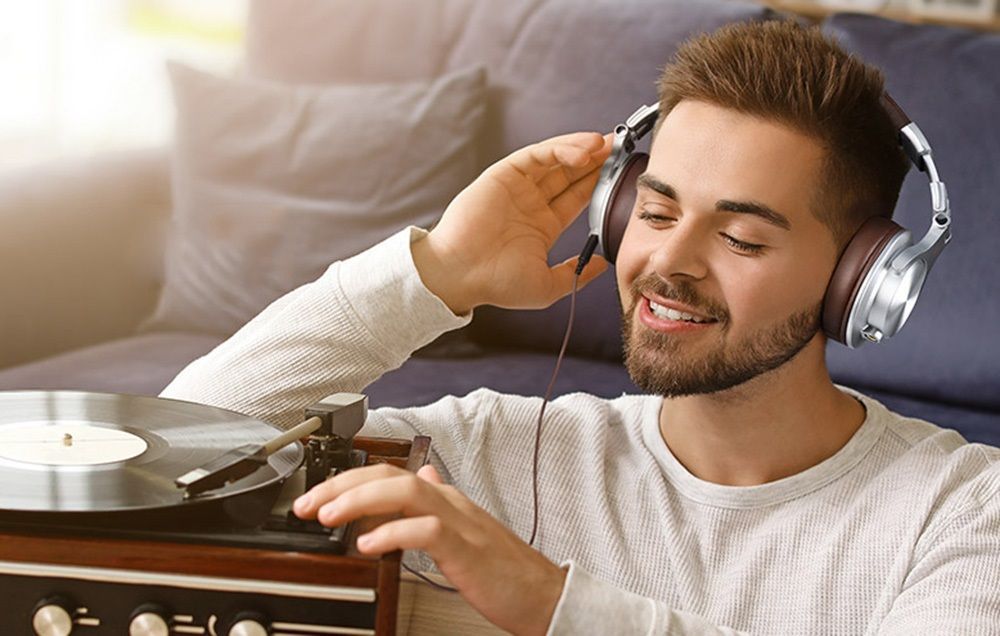 OneOdio Fusion A71 Headphones Brown/Silver