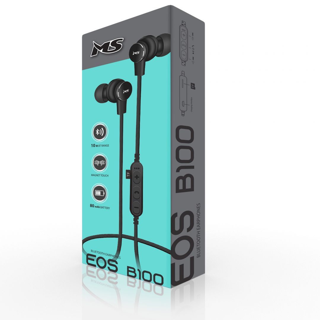MS Eos B100 Bluetooth Headset Black MS Eos B100 Bluetooth Headset Black