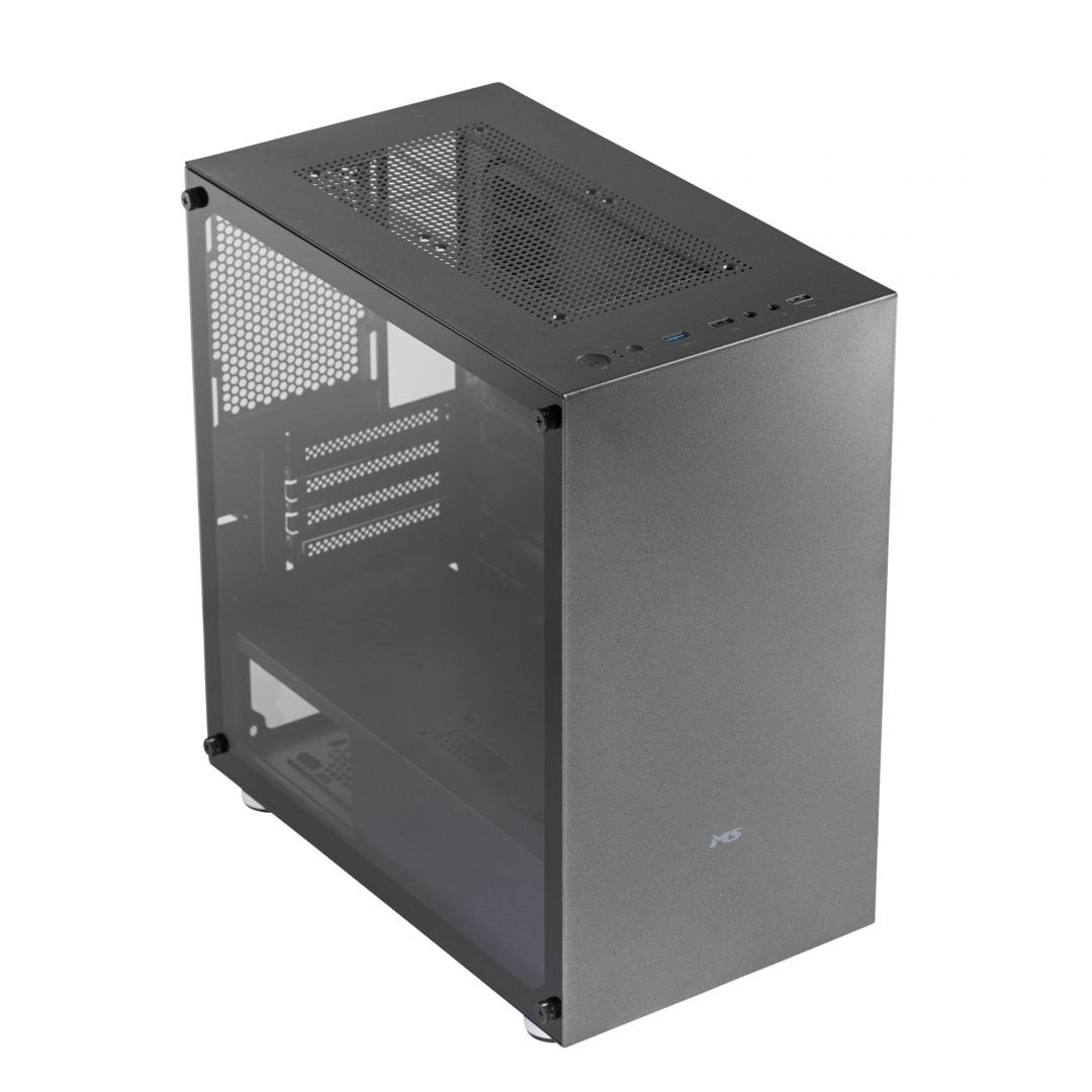 MS Fighter S300 Gaming Tempered Glass Window Grey MS Fighter S300 Gaming Tempered Glass Window Grey