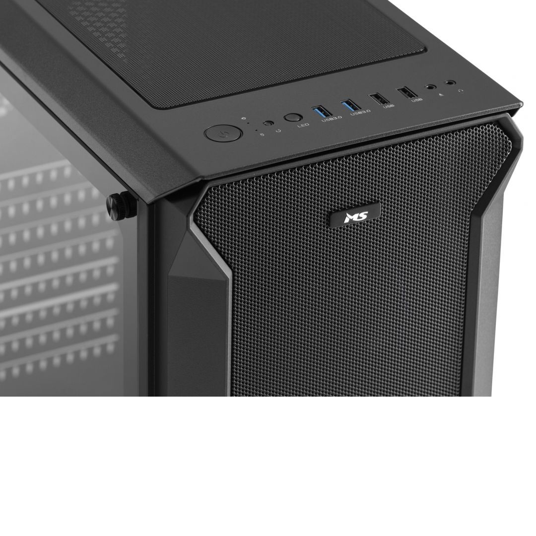 MS Armor V710 Gaming Window Black MS Armor V710 Gaming Window Black