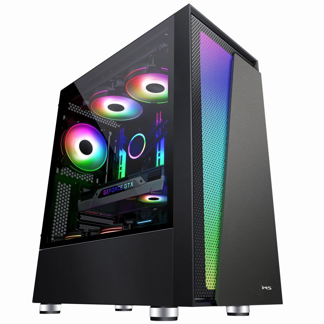 MS Armor V715 Gaming Window Black MS Armor V715 Gaming Window Black