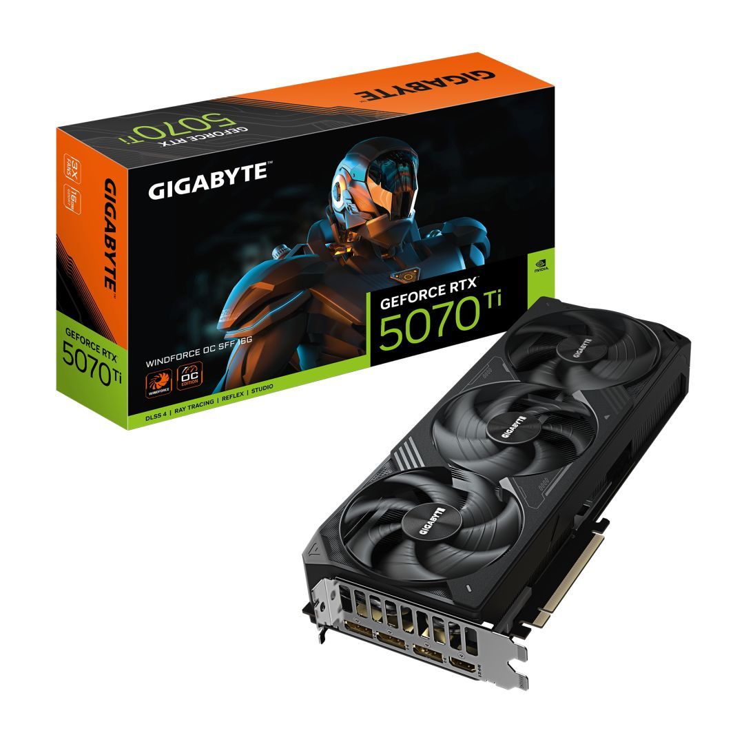 Gigabyte RTX5070 TI WINDFORCE OC SFF 16G Gigabyte RTX5070 TI WINDFORCE OC SFF 16G