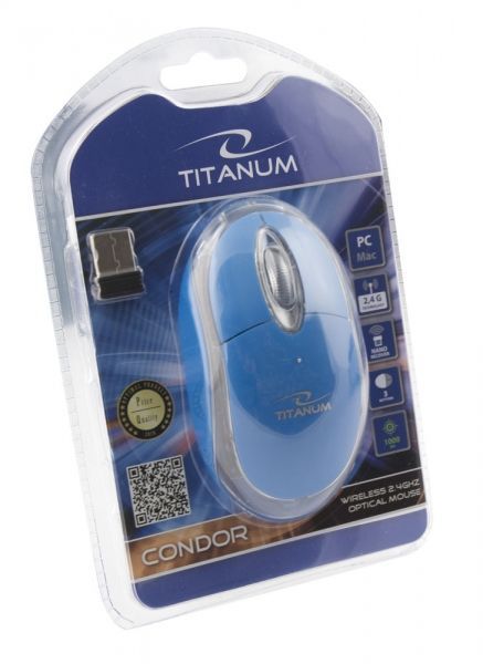 Esperanza Titanum Wireless Mouse Condor Blue Esperanza Titanum Wireless Mouse Condor Blue