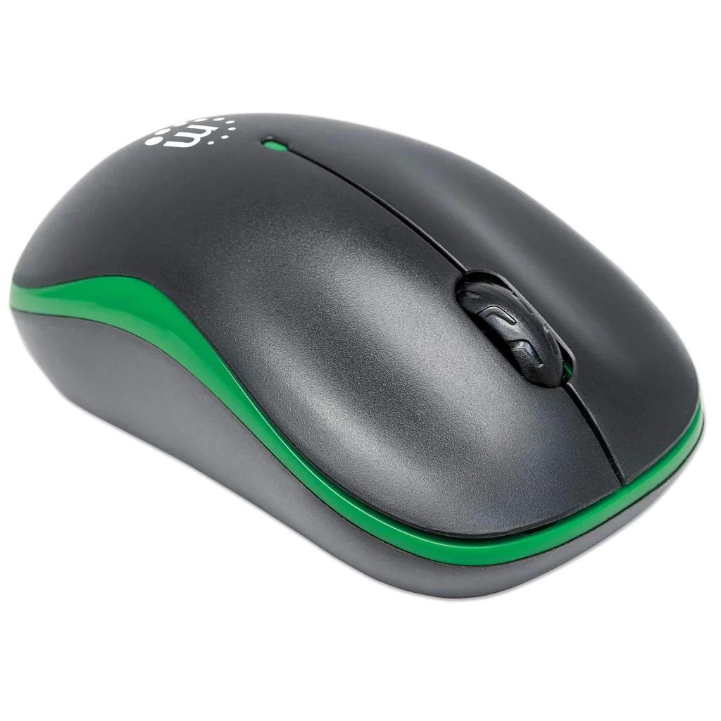 Manhattan Success Wireless Mouse Green/Black Manhattan Success Wireless Mouse Green/Black