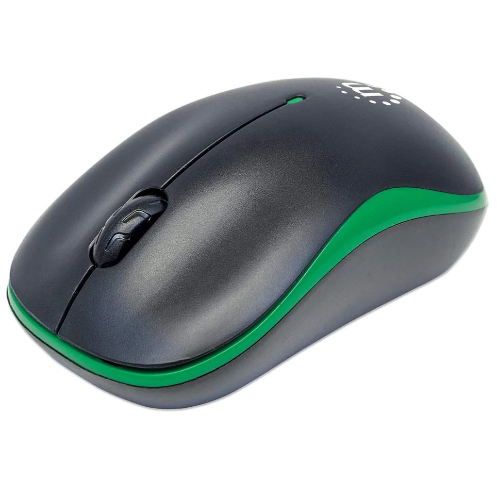 Manhattan Success Wireless Mouse Green/Black Manhattan Success Wireless Mouse Green/Black