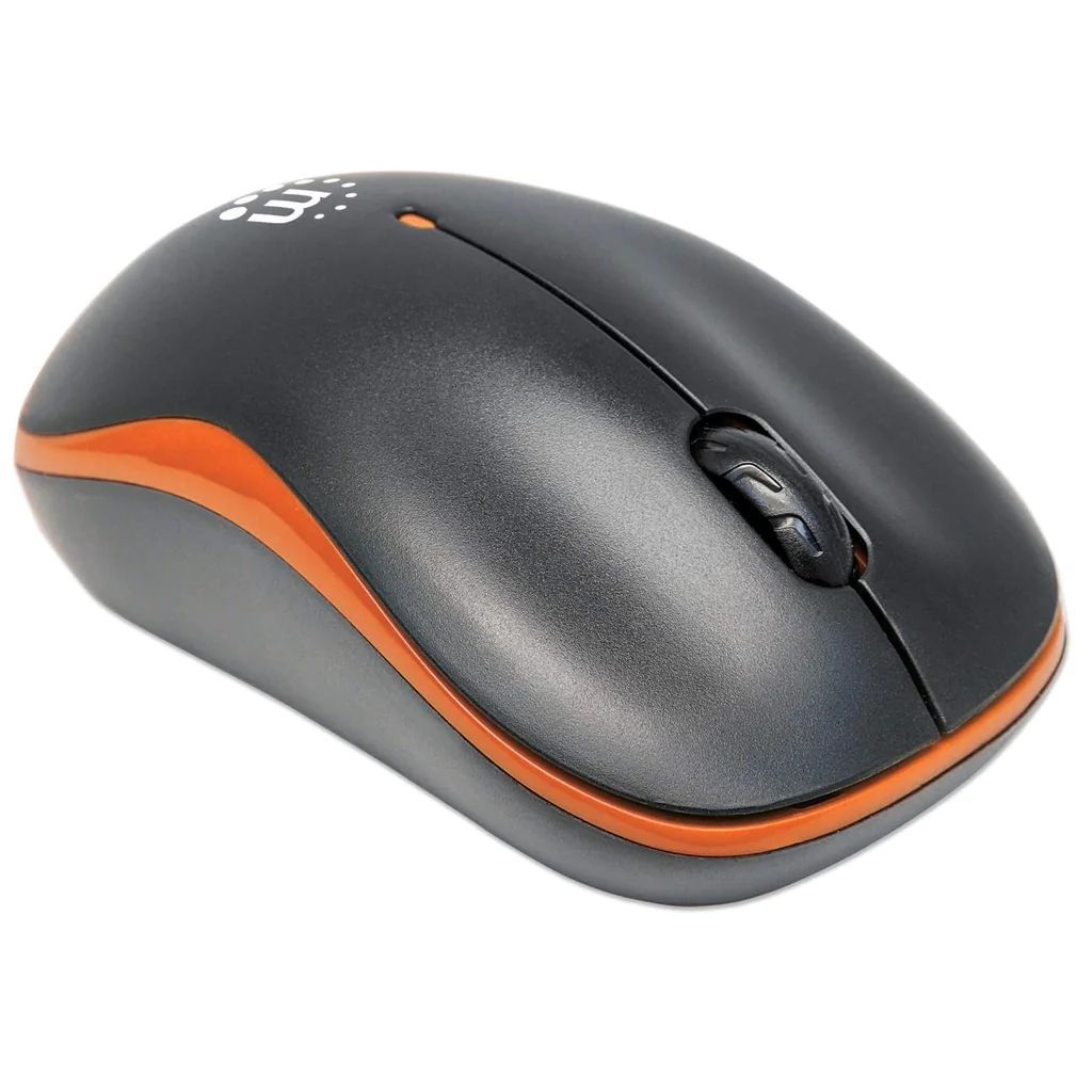 Manhattan Success Wireless Mouse Orange/Black Manhattan Success Wireless Mouse Orange/Black