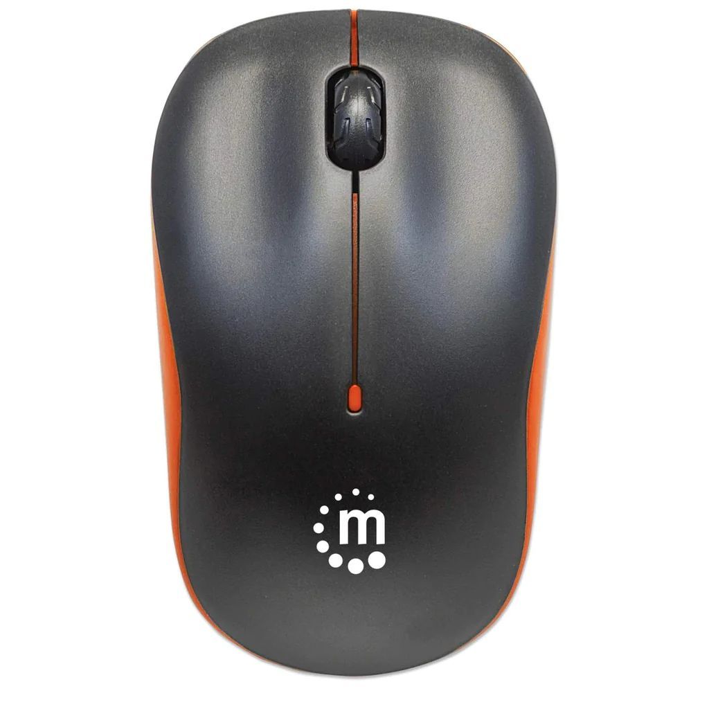 Manhattan Success Wireless Mouse Orange/Black Manhattan Success Wireless Mouse Orange/Black