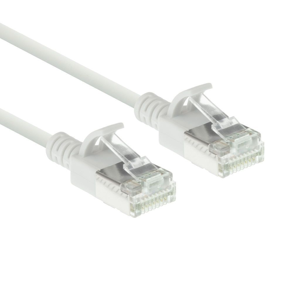 ACT CAT6A U-FTP Patch Cable 2m White ACT CAT6A U-FTP Patch Cable 2m White