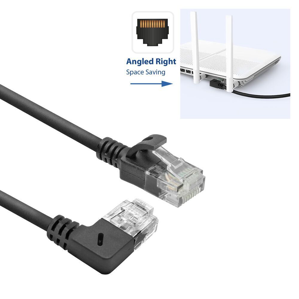 ACT CAT6A U-UTP Patch Cable 1m Black ACT CAT6A U-UTP Patch Cable 1m Black