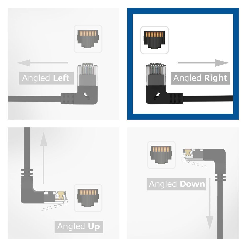 ACT CAT6A U-UTP Patch Cable 1m Black ACT CAT6A U-UTP Patch Cable 1m Black