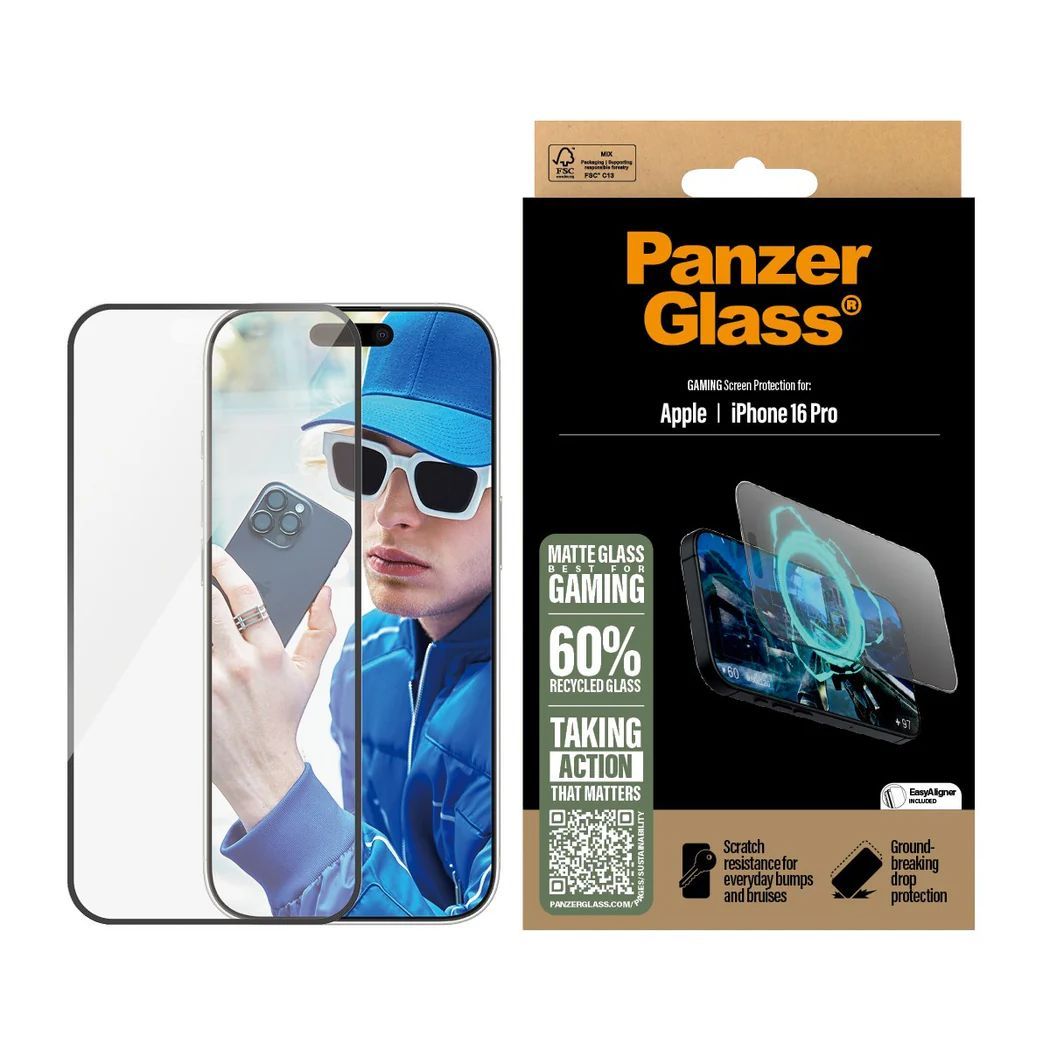 PanzerGlass Gaming Screen Protector for iPhone 16 Pro UWF PanzerGlass Gaming Screen Protector for iPhone 16 Pro UWF