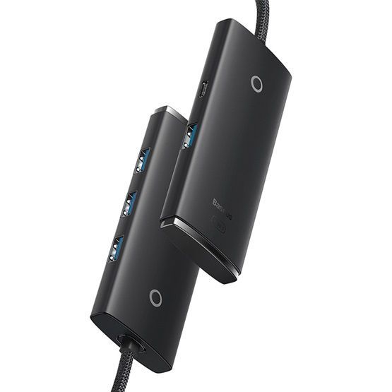 Baseus Lite Series 4in1 USB3.0 Hub Black Baseus Lite Series 4in1 USB3.0 Hub Black