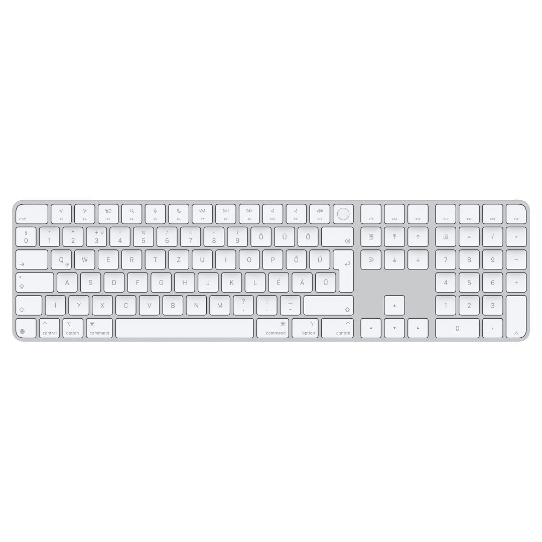 Apple Magic Keyboard (2024) Touch ID and Numeric Keypad Bluetooth Keyboard White HU Apple Magic Keyboard (2024) Touch ID and Numeric Keypad Bluetooth Keyboard White HU