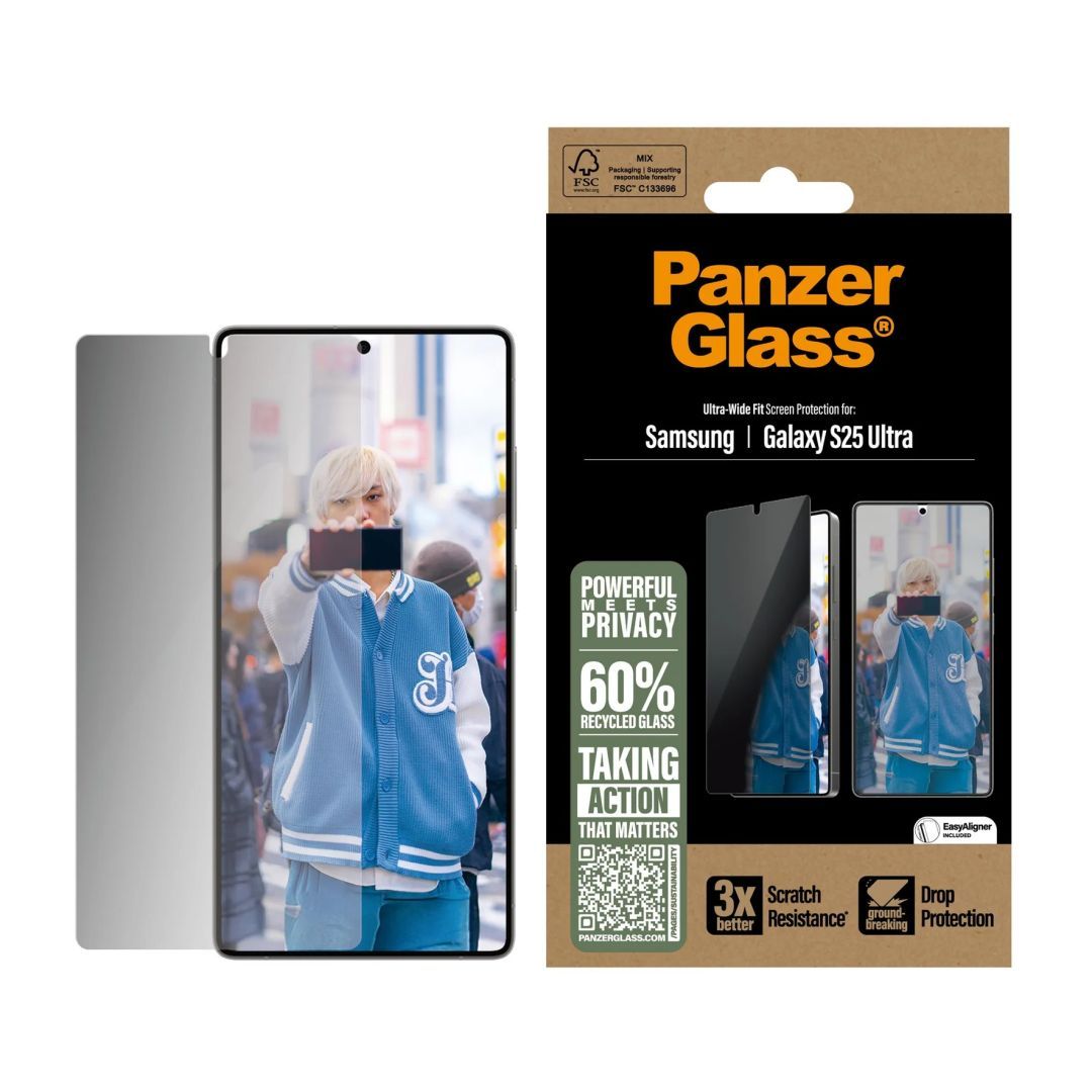 PanzerGlass Privacy Screen Protector Samsung Galaxy S25 Ultra PanzerGlass Privacy Screen Protector Samsung Galaxy S25 Ultra