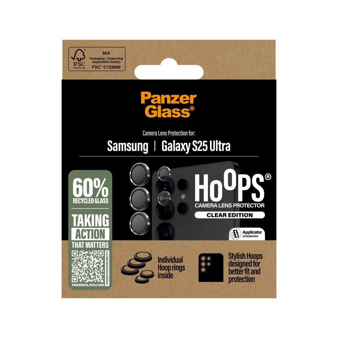 PanzerGlass Hoops Transparent Lens Protector Samsung S25 Ultra PanzerGlass Hoops Transparent Lens Protector Samsung S25 Ultra