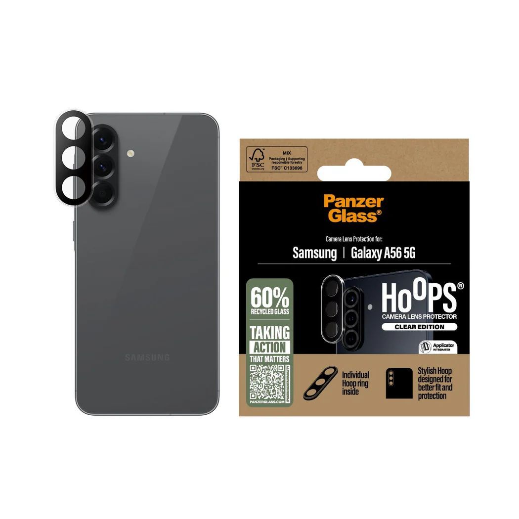PanzerGlass Hoops Transparent Lens Protector for Samsung A56 5G