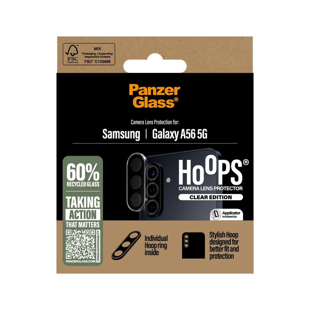 PanzerGlass Hoops Transparent Lens Protector for Samsung A56 5G