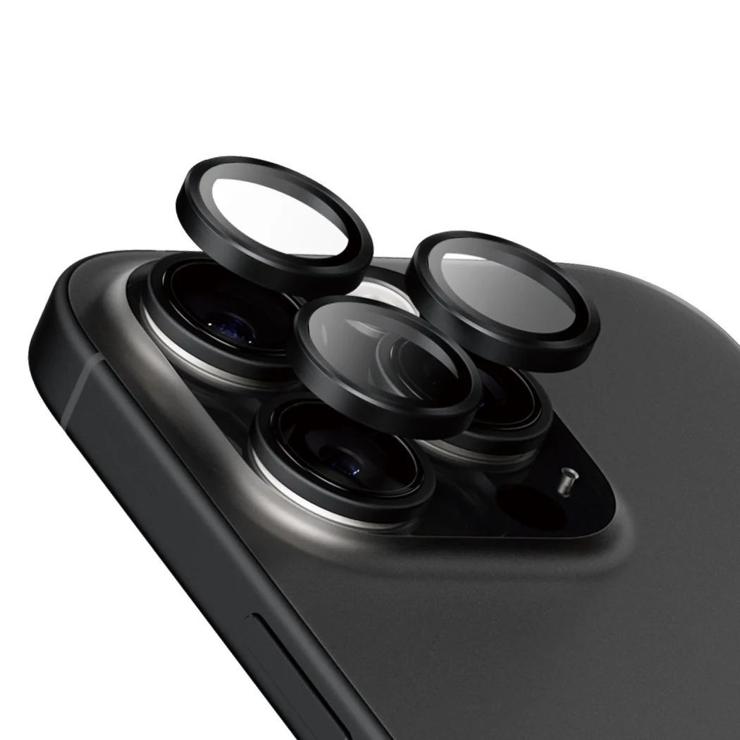 PanzerGlass Hoops Ceramic Camera Lens Protector for iPhone 16 Pro/Max PanzerGlass Hoops Ceramic Camera Lens Protector for iPhone 16 Pro/Max