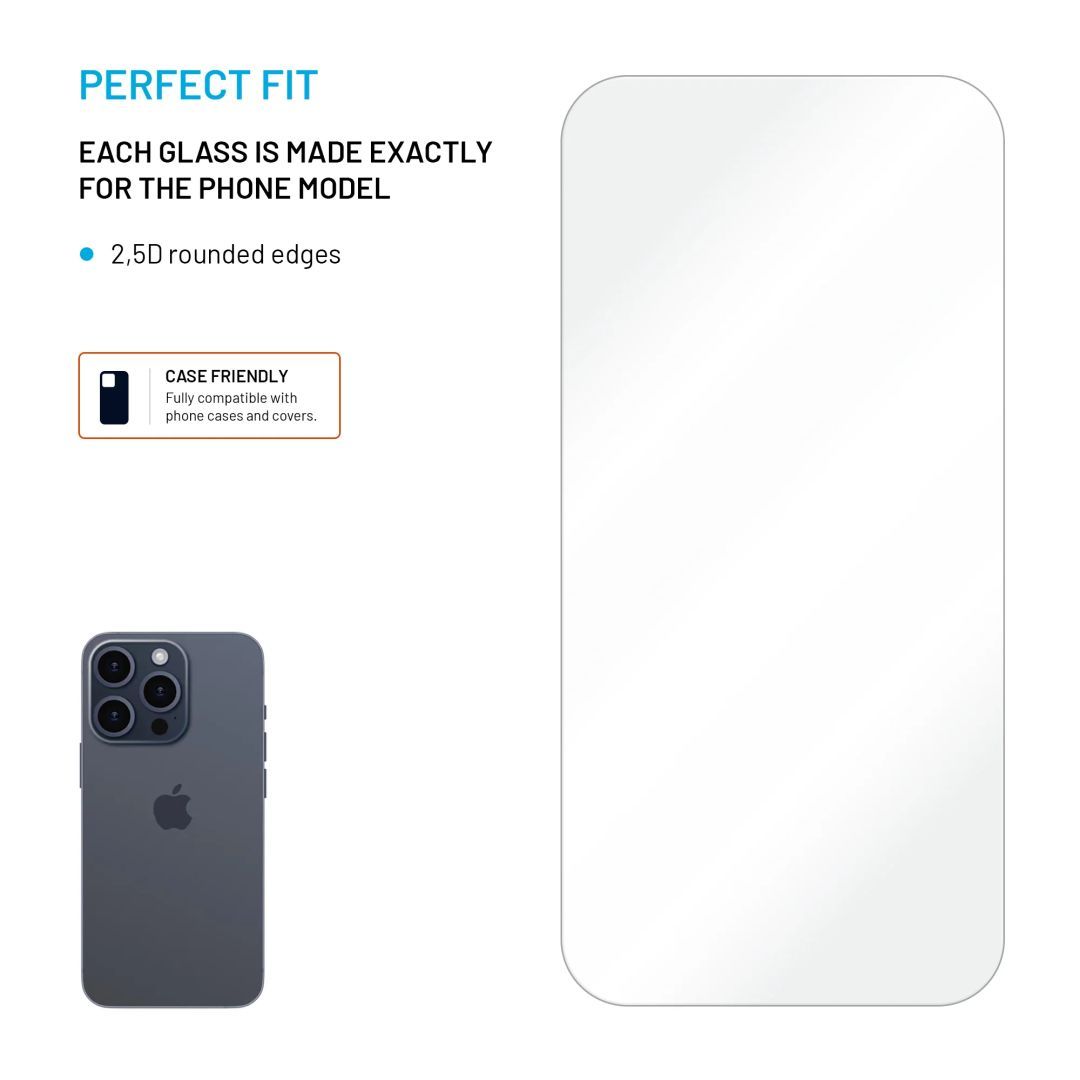 FIXED 2,5D Üvegfólia Apple iPhone 14-hez