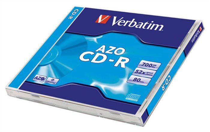 Verbatim CD-R 80 52x Normál tok 1db-os (1-es címke) Verbatim CD-R 80 52x Normál tok 1db-os (1-es címke)