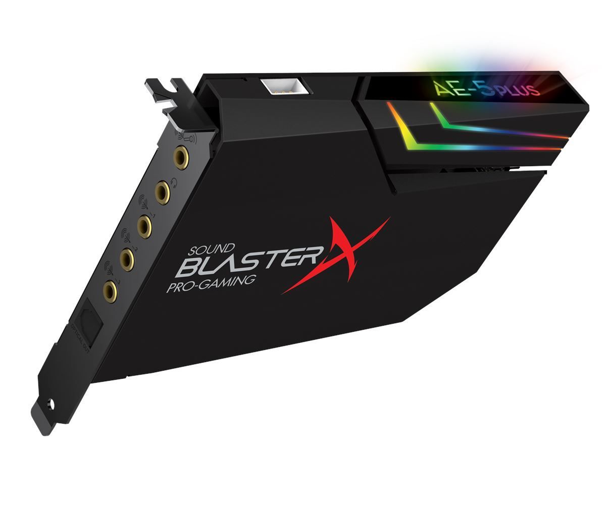 Creative Sound BlasterX AE-5 Plus 5.1 PCIe Hangkártya Creative Sound BlasterX AE-5 Plus 5.1 PCIe Hangkártya