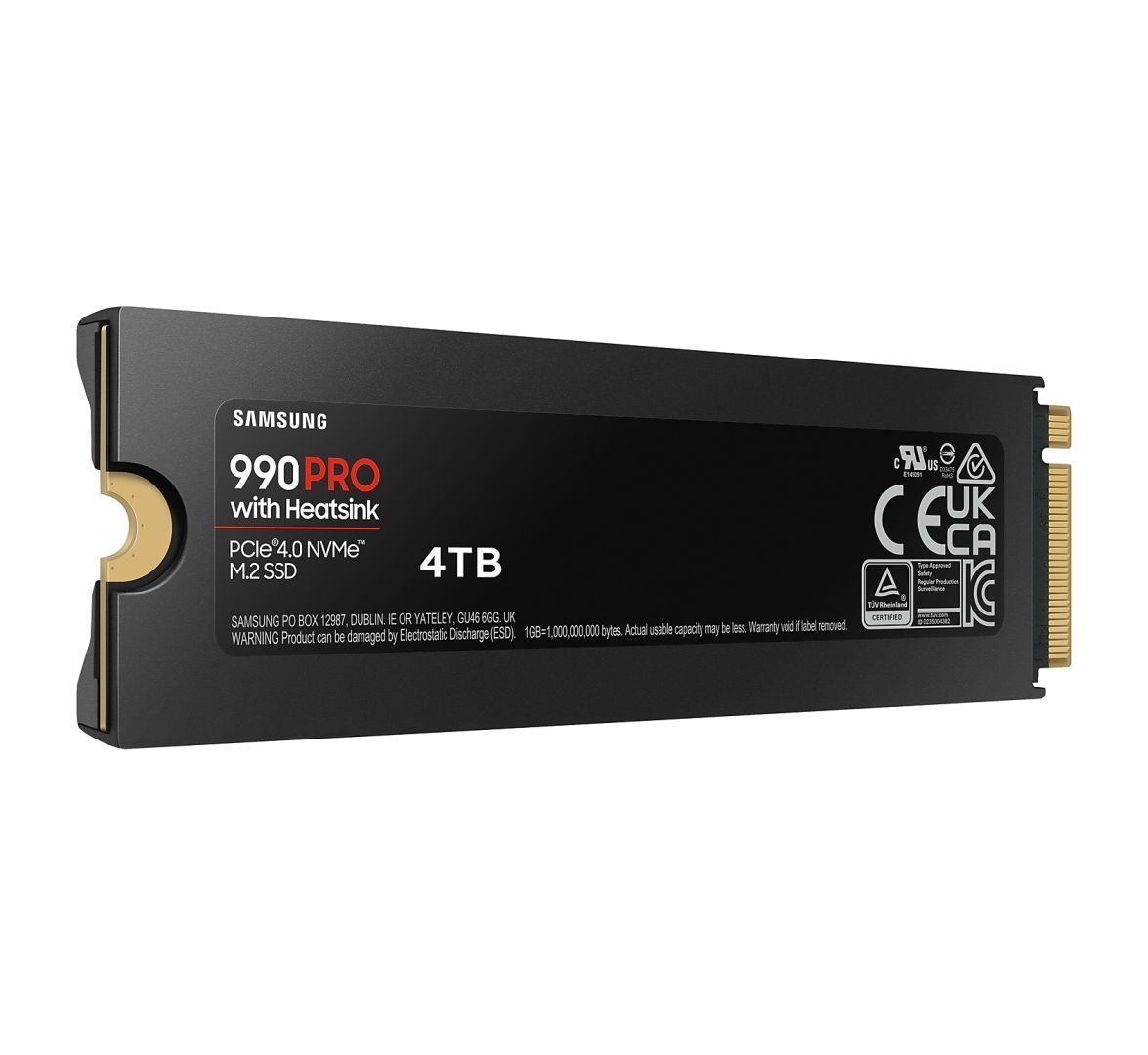 Samsung 4TB M.2 2280 NVMe 990 Pro with Heatsink Samsung 4TB M.2 2280 NVMe 990 Pro with Heatsink