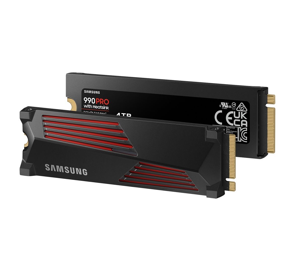 Samsung 4TB M.2 2280 NVMe 990 Pro with Heatsink Samsung 4TB M.2 2280 NVMe 990 Pro with Heatsink