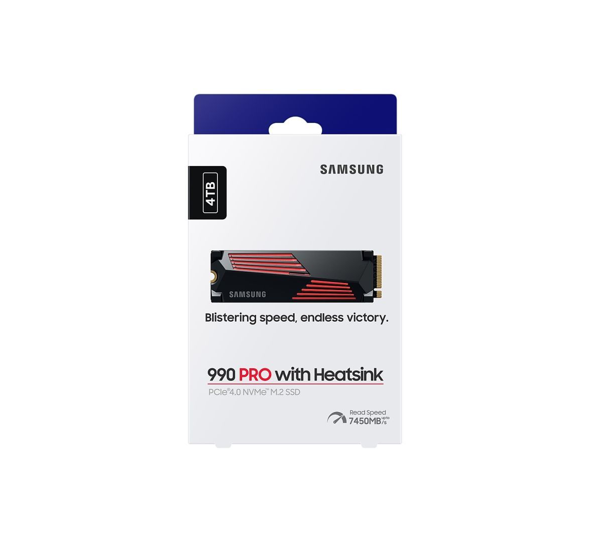 Samsung 4TB M.2 2280 NVMe 990 Pro with Heatsink Samsung 4TB M.2 2280 NVMe 990 Pro with Heatsink