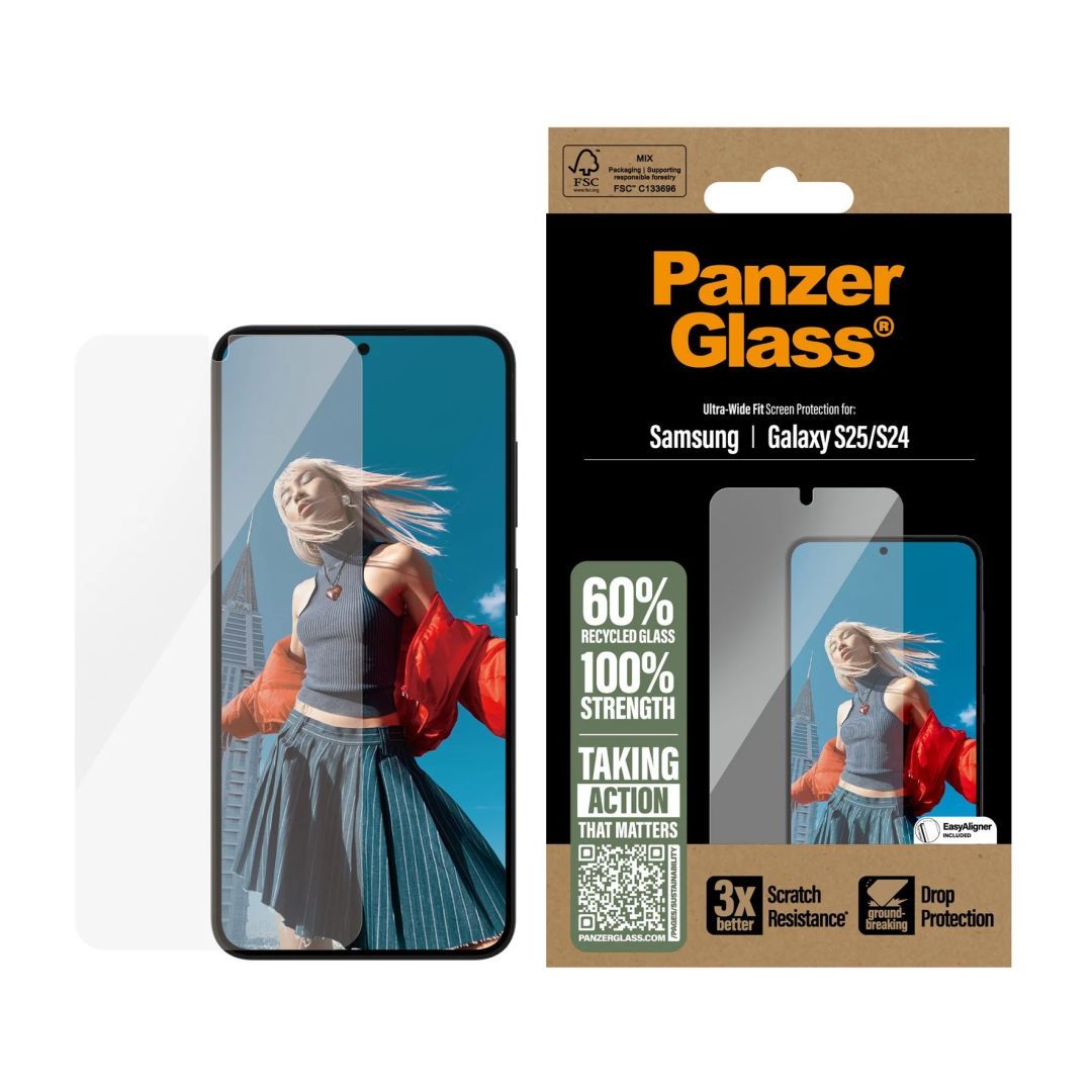 PanzerGlass Screen Protector Samsung Galaxy S25 S24 UWF PanzerGlass Screen Protector Samsung Galaxy S25 S24 UWF