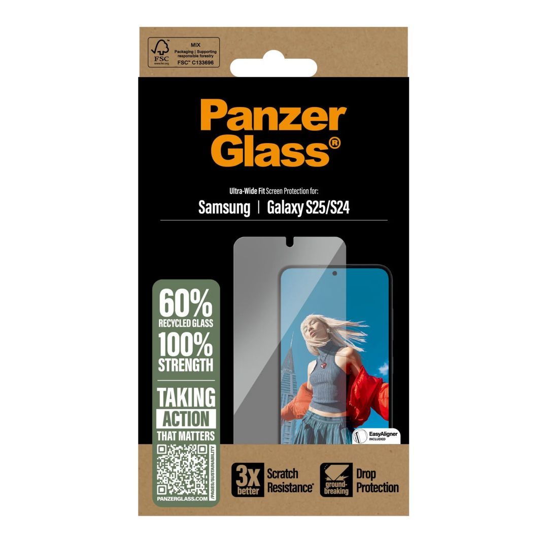 PanzerGlass Screen Protector Samsung Galaxy S25 S24 UWF PanzerGlass Screen Protector Samsung Galaxy S25 S24 UWF