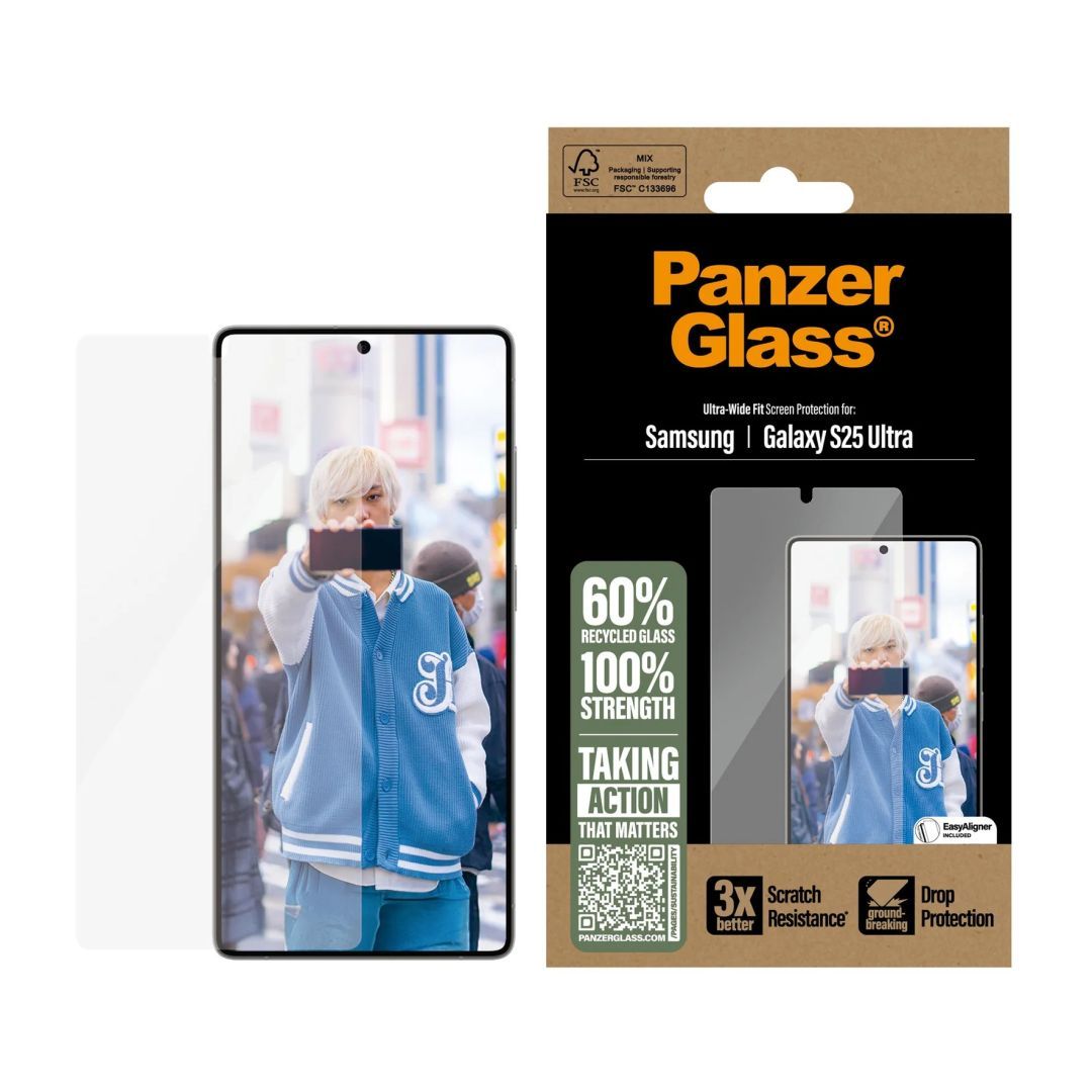 PanzerGlass Screen Protector for Samsung Galaxy S25 Ultra UWF PanzerGlass Screen Protector for Samsung Galaxy S25 Ultra UWF