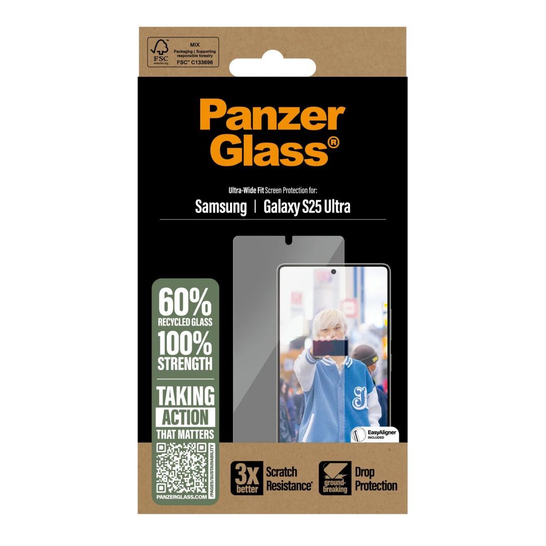PanzerGlass Screen Protector for Samsung Galaxy S25 Ultra UWF PanzerGlass Screen Protector for Samsung Galaxy S25 Ultra UWF