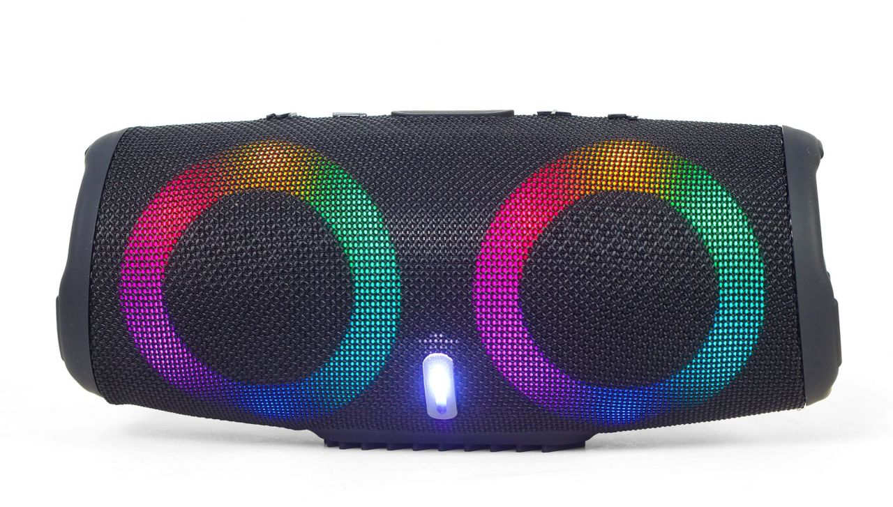 Gembird SPK-BT-LED-02 Bluetooth LED Speaker Black Gembird SPK-BT-LED-02 Bluetooth LED Speaker Black