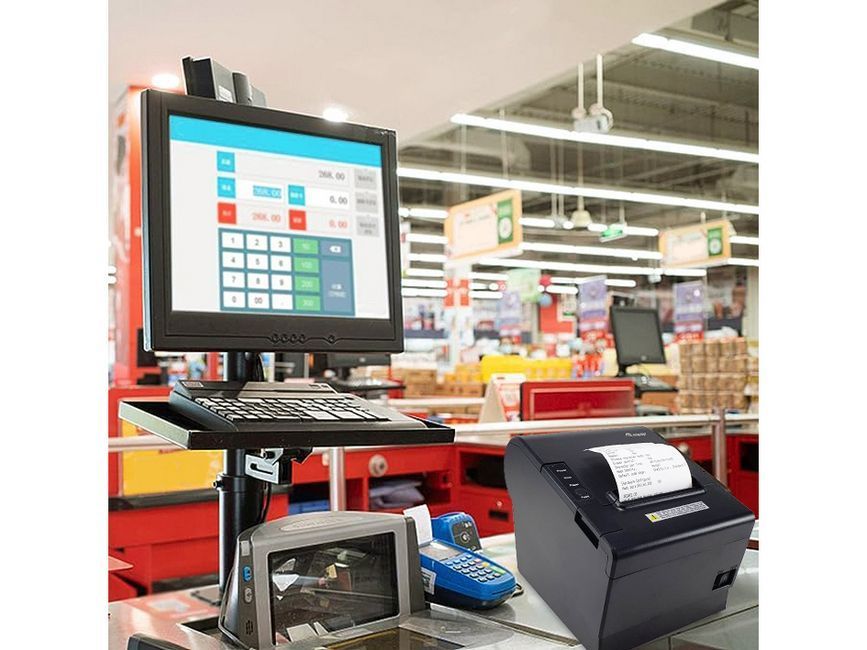 EQuip 80mm Thermal POS Blokknyomtató EQuip 80mm Thermal POS Blokknyomtató