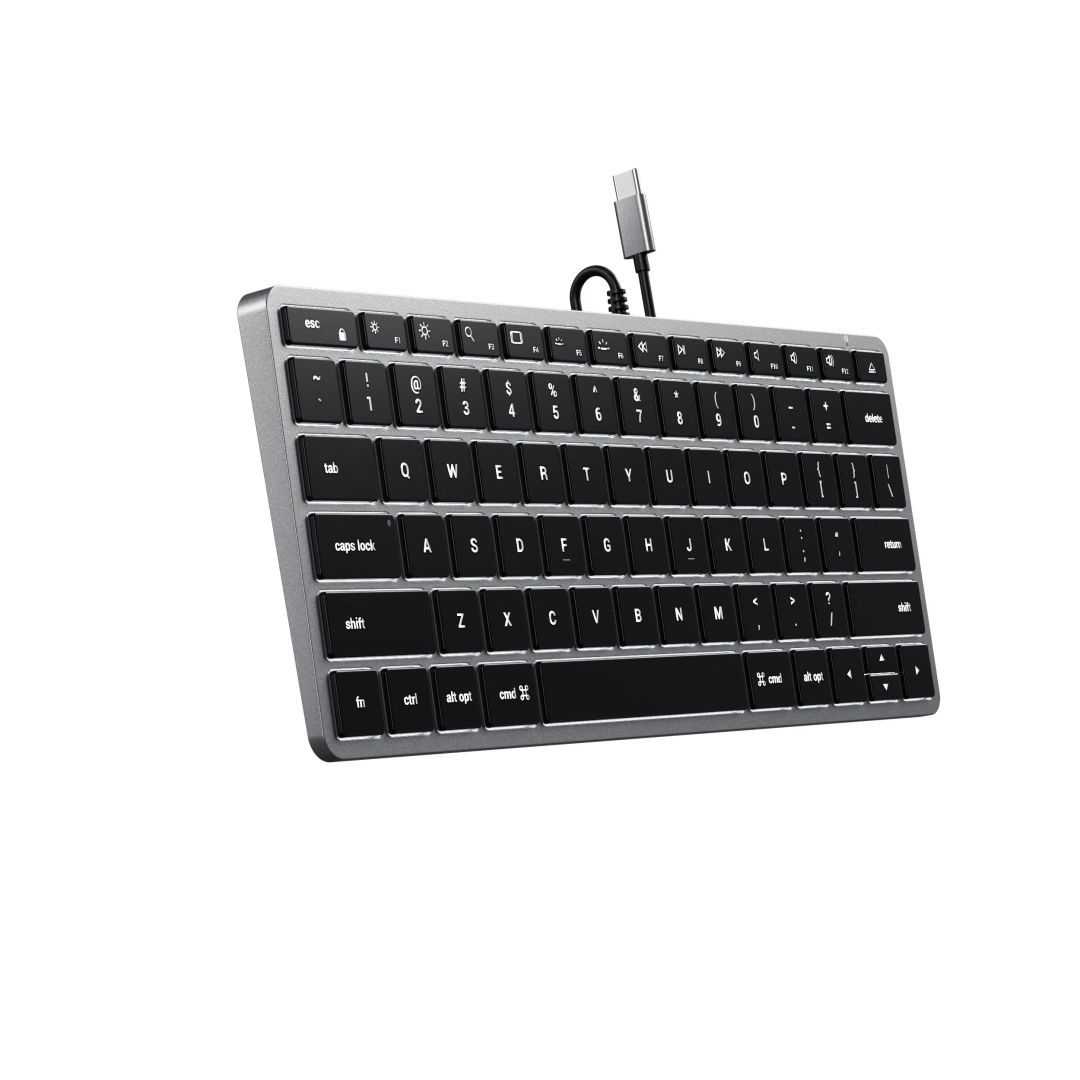 Satechi Slim W1 Type-C Keyboard Grey/Black US Satechi Slim W1 Type-C Keyboard Grey/Black US