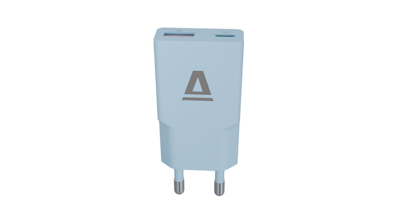 Avax CH641LB NANO SLIM 30W Charger Light Blue Avax CH641LB NANO SLIM 30W Charger Light Blue