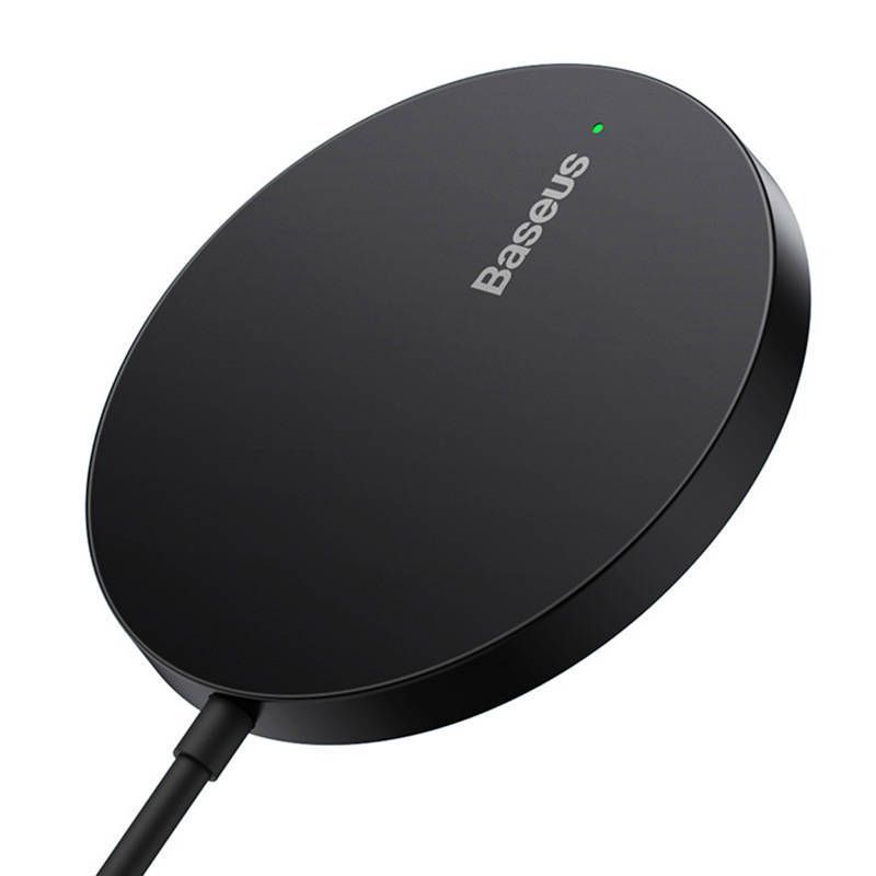 Baseus Simple Mini3 Magnetic Wireless Charger Black