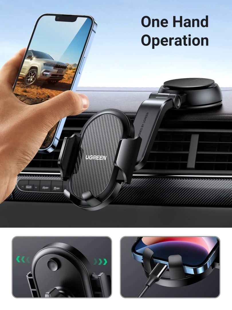 UGREEN LP405 Magnetic Car Phone Holder Air Vent Mount Black UGREEN LP405 Magnetic Car Phone Holder Air Vent Mount Black